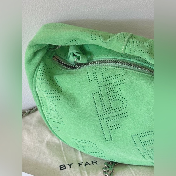 BY FAR Baby Cush Perforated Mini Shoulder Bag w/ Original Dust Bag - Picture 4 of 9